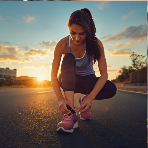 Beginner working out